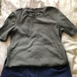 Ribbed knit top